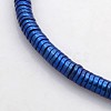 Electroplate Non-magnetic Synthetic Hematite Beads Strands G-J216A-03-1