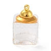 Glass Bottle Pendants GLAA-PH0002-33-1