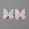 Butterfly Shape Cloth Sew on Patches Applique DIY-WH0032-89F-1