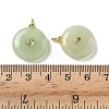 Dyed Natural White Jade Pendants G-H328-08G-A11-3