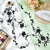 Flower Shape Cloth Embroidery Applqiues PATC-WH0012-52B-5