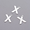 201 Stainless Steel Charms X-STAS-L232-007-2