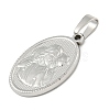 Non-Tarnish 304 Stainless Steel Pendants STAS-B071-02A-09P-2