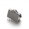 Tarnish Resistant 304 Stainless Steel Ribbon Crimp Ends STAS-G130-11C-2