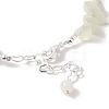 Natural Pearl & Natural Xiuyan Jade Chip Beaded Bracelets BJEW-C068-05S-4