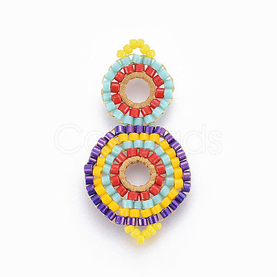 MIYUKI & TOHO Handmade Japanese Seed Beads Links SEED-A027-G09-1