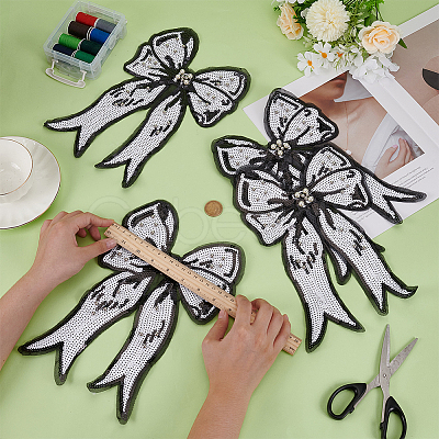 Polyester Embroidery Sequin Costume Accessories DIY-WH0622-217-1