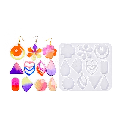 Geometry Earrings Pendants DIY Silicone Mold LS-DIY-Q033-01C-1