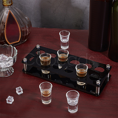 12-Hole Acrylic Beer Cup Holder ODIS-WH0099-10B-01-1