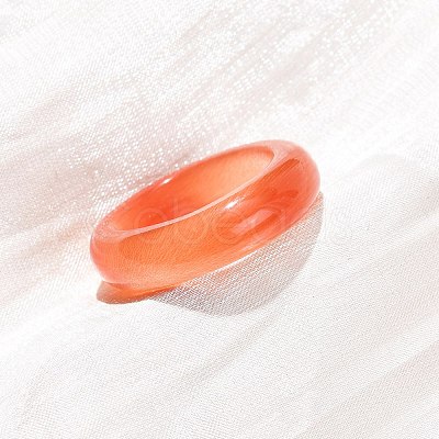 Cat Eye Finger Rings RJEW-G363-01B-11-1
