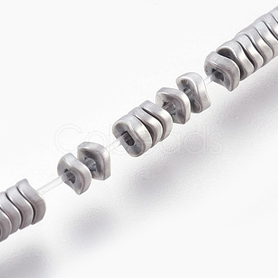 Electroplated Non-magnetic Synthetic Hematite Bead Strand G-E498-18G-1