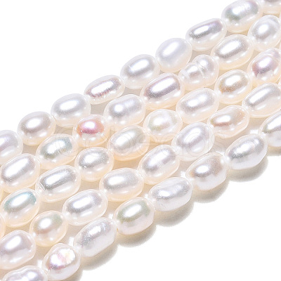 Natural Cultured Freshwater Pearl Beads Strands PEAR-N012-02L-1
