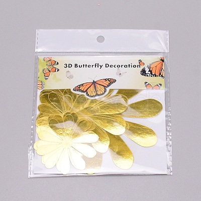 PVC Flower Wall Stickers DIY-TAC0008-53A-1