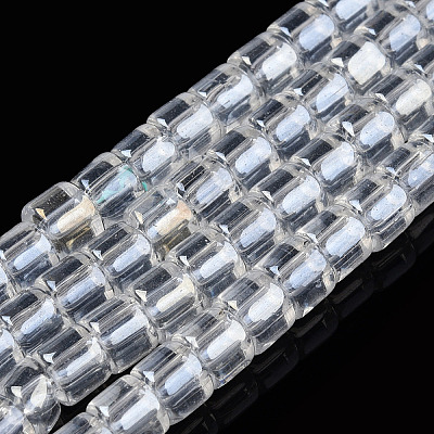 Transparent Glass Bead Strands X-GLAA-N047-09-E01-1