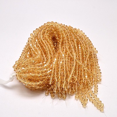Transparent Glass Beads Strands LS-EGLA-A039-T6mm-D18-1