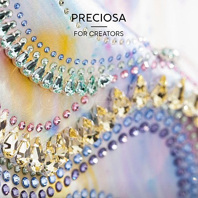 Preciosa® MAXIMA Crystal No Hotfix Flatback Stones Y-PRC-NSS16-30150-200-1