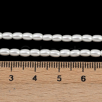 Electroplated Shell Pearl Beads Strands BSHE-H113-06B-06-1