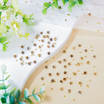 50Pcs Natural Picture Jasper Beads G-TAD0001-12-1
