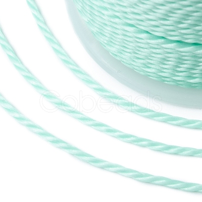 Round Waxed Polyester Cord YC-G006-01-1.0mm-34-1