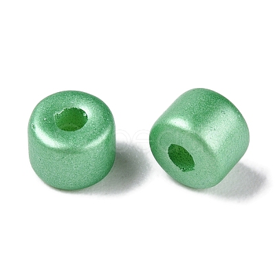 Baking Paint Pearlized Glass Seed Beads SEED-T008-03R-1