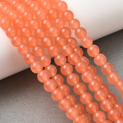 Natural & Dyed Malaysia Jade Bead Strands X-G-A146-6mm-A07-01-1