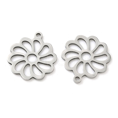 Hollow 201 Stainless Steel Pendants STAS-F337-10A-P-1