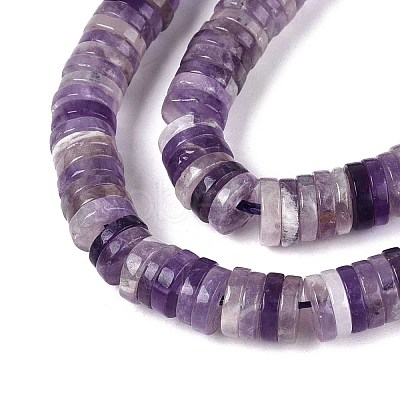 Natural Amethyst Beads Strands G-T142-6mm-12-1