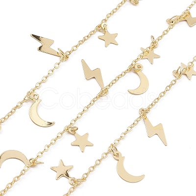 Brass Cable Chains CHC-M025-07G-1