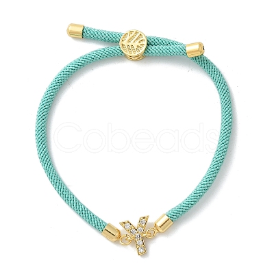 Adjustable Nylon Cord Bracelets BJEW-C096-01G-25-1