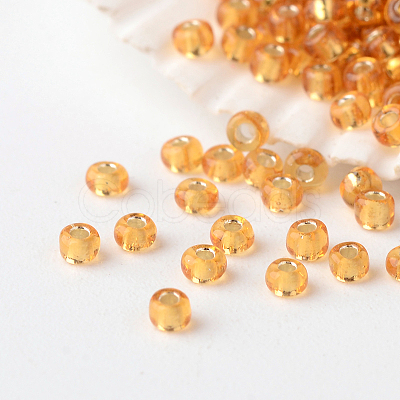 FGB 6/0 Grade A Round Glass Seed Beads SEED-A022-F6-31-1