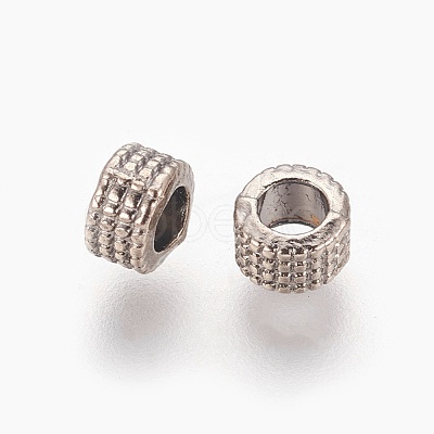 Tibetan Style Alloy Spacer Beads X-K08PT051-1