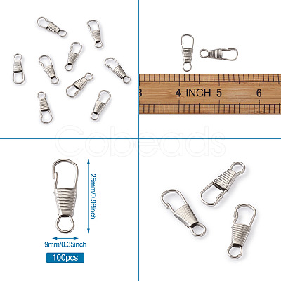 Iron Keychain Clasp Findings IFIN-TAC0002-11P-1