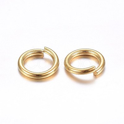 304 Stainless Steel Open Jump Rings STAS-O098-02G-01A-1