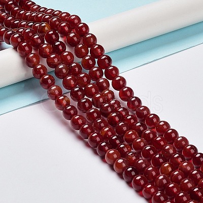 Glass Round Beads Strands GLAA-M044-01I-1