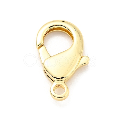 Brass Lobster Claw Clasps KK-G416-18G-1