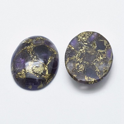 Amethyst Cabochons G-E464-42F-1