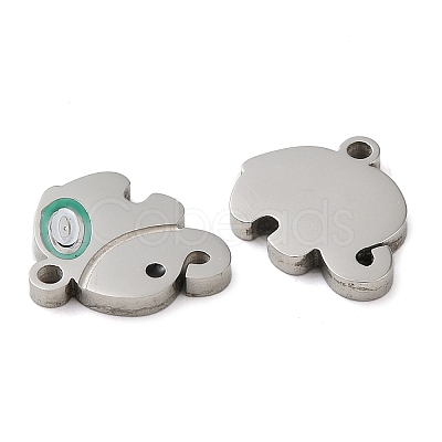 304 Stainless Steel Enamel Charms STAS-D018-05P-1