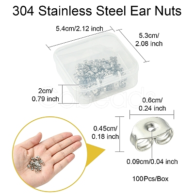 304 Stainless Steel Ear Nuts STAS-YW0001-01P-1
