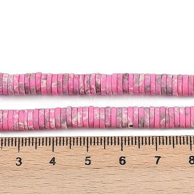 Dyed Synthetic Imperial Jasper Beads Strands G-A272-C06-01-1
