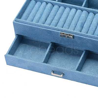 Velvet & Wood Jewelry Boxes VBOX-I001-04D-1