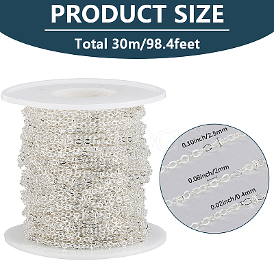 30M Brass Satellite Chains CHC-SC0001-13S-1