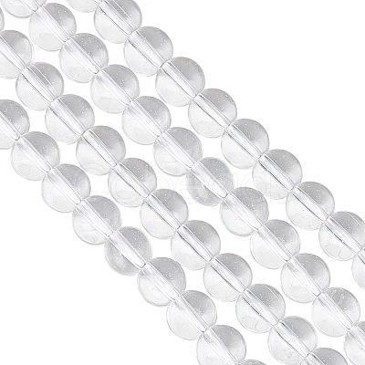 2 Strands Synthetic Quartz Crystal Beads Strands G-GO0001-28A-1