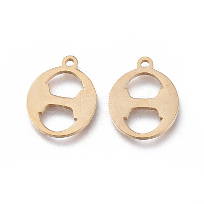 304 Stainless Steel Charms STAS-L263-16G-1