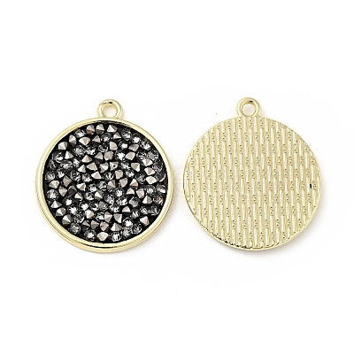 Rhinestone Pendants KK-C246-08LG-1