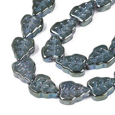 Electroplate Glass Beads Strands EGLA-T017-05C-1