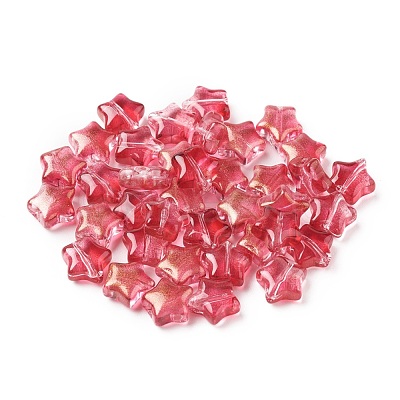Electroplate Glass Beads EGLA-E059-G07-1