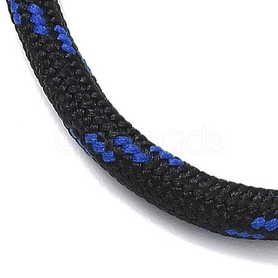 Ployester Core-Wrapped Round Cord Necklace Making KK-CBACFA2-03G-19-1