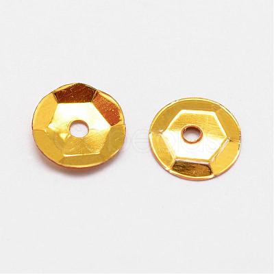Plastic Paillette Beads PVC-A001-4mm-10-1