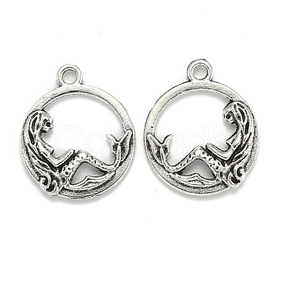 Tibetan Style Alloy Pendants PALLOY-K110-21AS-NR-1