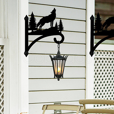 Iron Hanging Plant Hanger Bracket HJEW-WH0095-020-1